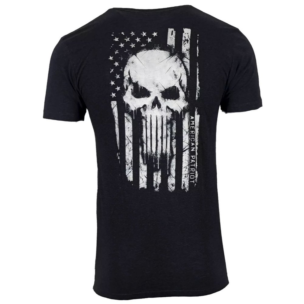 Howitzer Style Men's T-Shirt SKULL FLAG Military Grunt S M L XL 2XL 3XL - Picture 6 of 12
